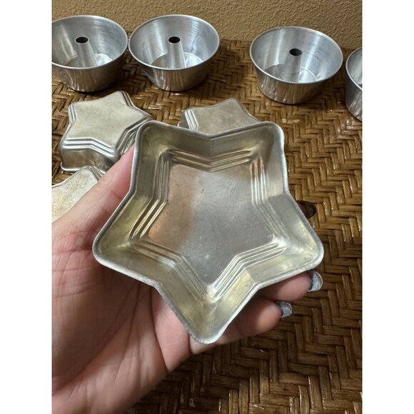 Aluminum Baking Molds With Star & Bundt Designs Set Of 11 - Picture 7 of 7